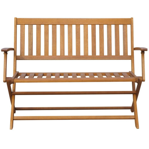 VidaXL vidaXL Foldable Garden Bench | 120cm Acacia Garden Bench 1