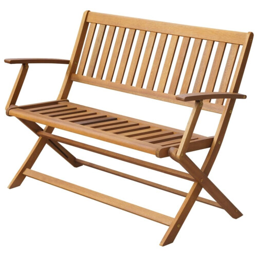 VidaXL vidaXL Foldable Garden Bench | 120cm Acacia Garden Bench