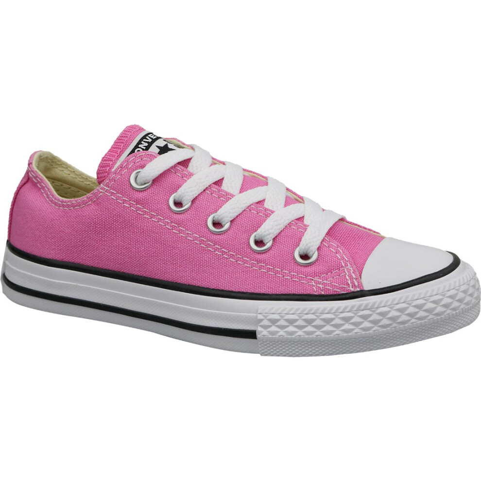 (2.5) Converse C. Taylor All Star Youth OX 3J238C Kids Pink plimsolls