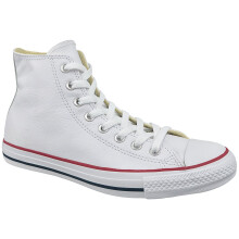 (7.5) Converse Chuck Taylor All Star Hi Leather 132169C Mens White plimsolls