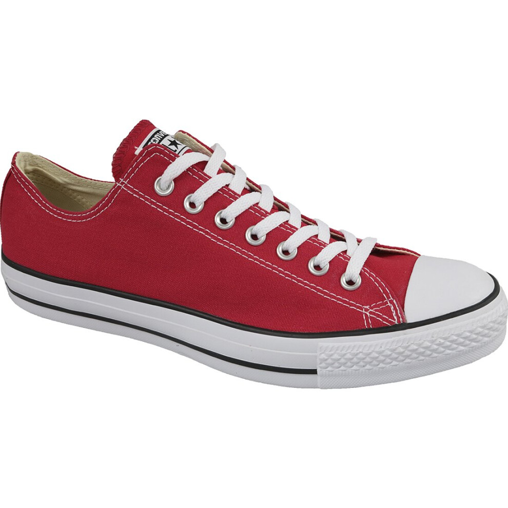 (10) Converse C. Taylor All Star OX Optical Red M9696 Mens Red plimsolls