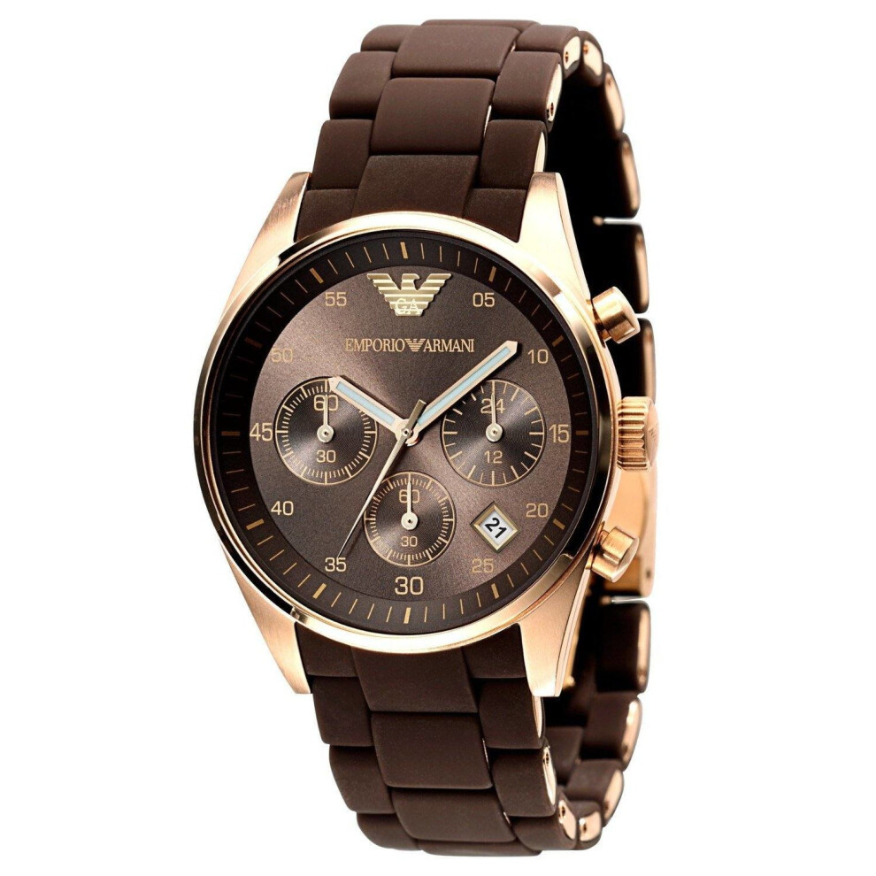 Armani Emporio Sportivo Chronograph Ar5891 – Luxury Everyday Timepiece Brown