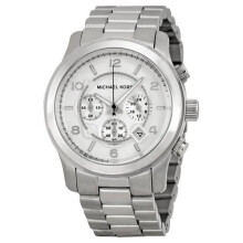 Michael Kors Runway MK8086 Uhr - Goldfarbenes Edelstahlgehäuse, Kristallzifferblatt, Quarzwerk, verstellbares Armband
