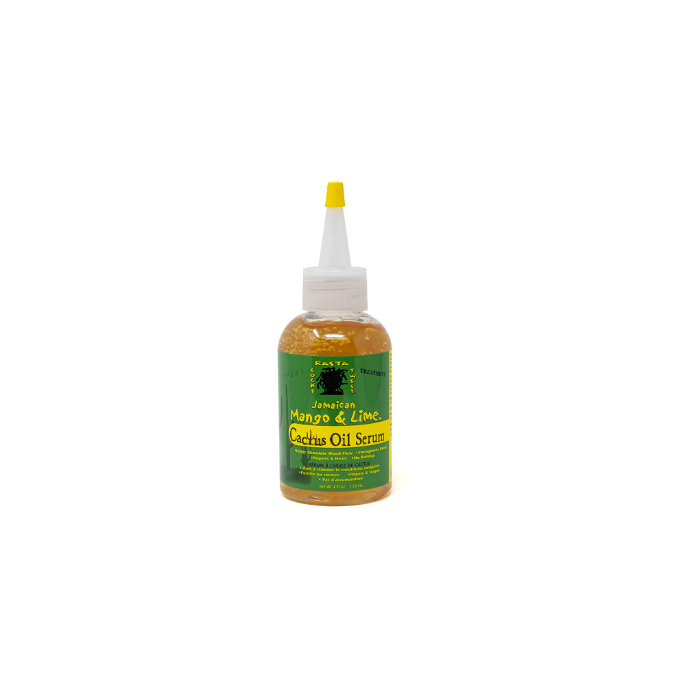 Jamaican Mango & Lime Jamaican Mango Cactus Oil Serum 4Oz - Nourishing Locs Care To Shield Hair From Harsh Climates And Breakage