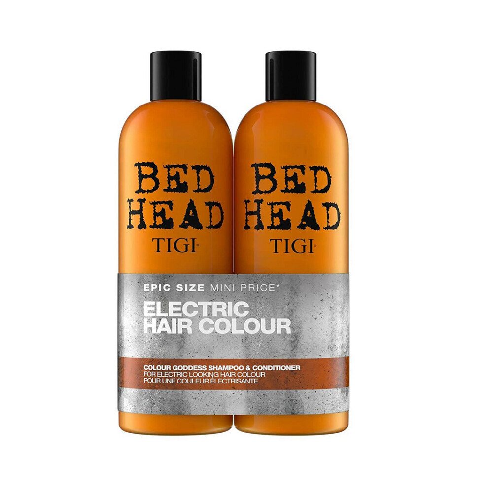 Tigi Bed Head Colour Goddess Duo Oil Infused Shampoo 750ml and Conditioner 750ml