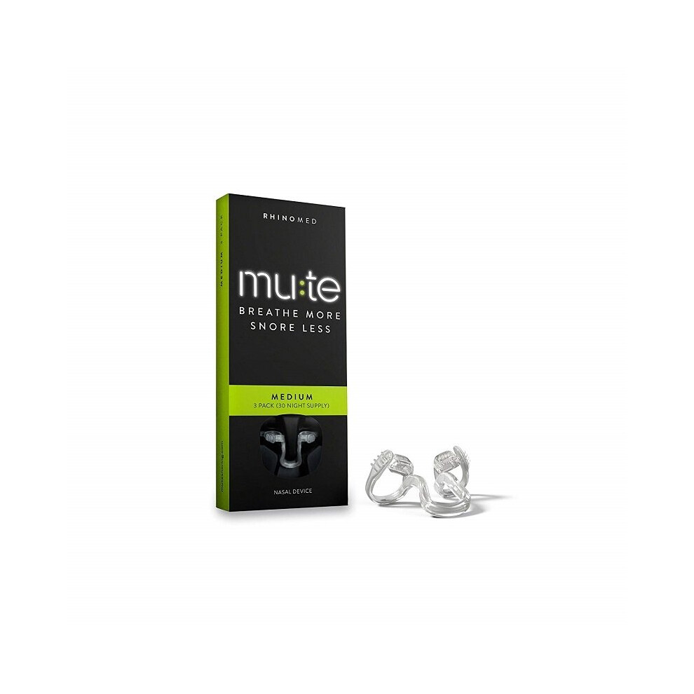 Mute Nasal Device 3 Pack MEDIUM