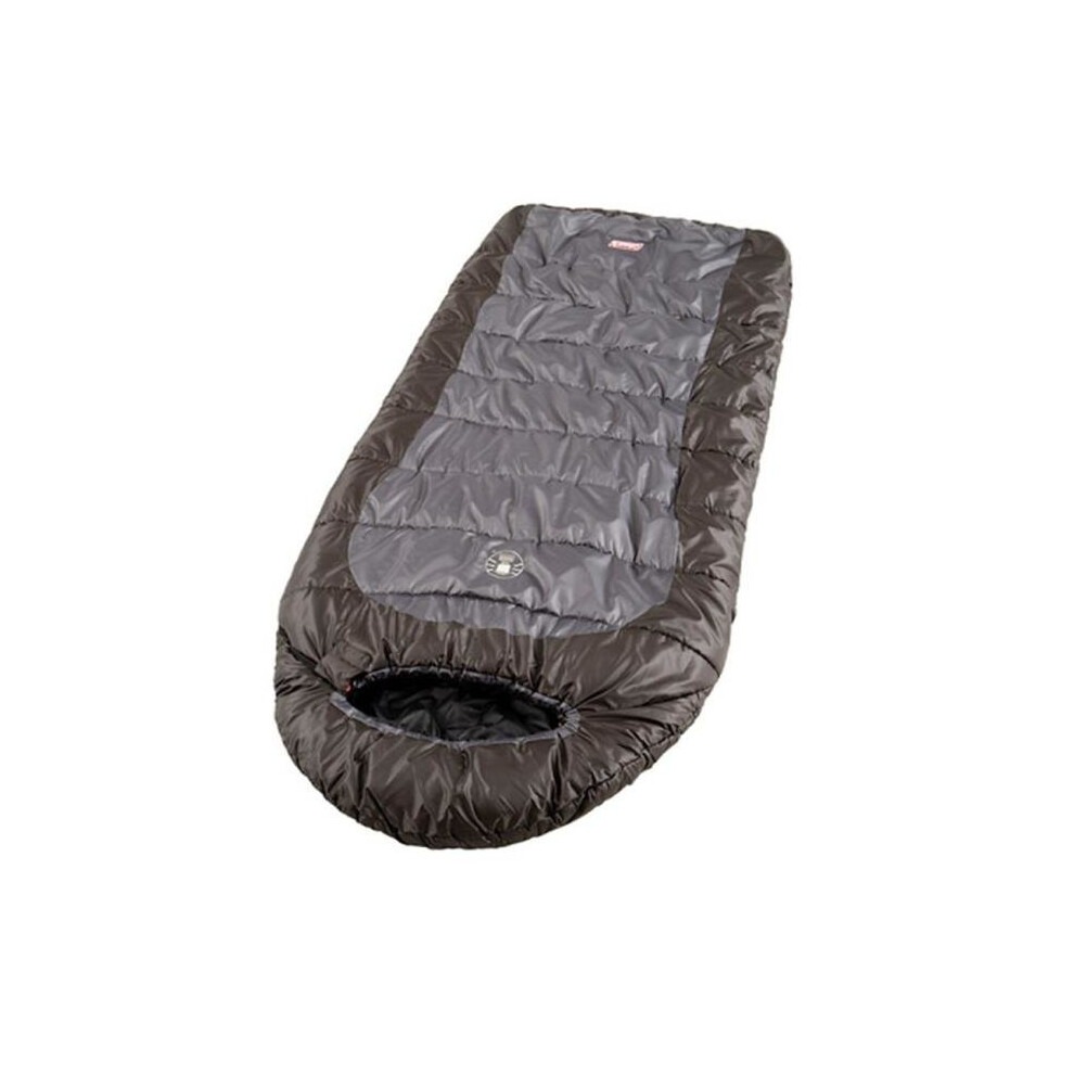 Coleman 705888 Big Basin 92x39 Inch Hybrid Sleeping Bag Brown-Grey