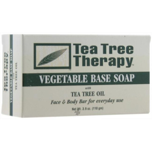 Tea Tree Therapy, Gemüsebasis-Seife mit Teebaumöl, 3,9 oz (110 g)