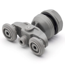 Daryl Aroco Shower Door Rollers 20mm Swivel Runners for Curved/Quadrant Showers - 2 pcs (204763 JI1)