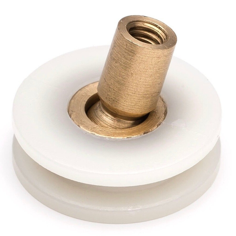 Shower Part 4 X Shower Door Rollers V Grooved Ball Joint Runners/Wheels 20Mm Wheel Diameter Lw045
