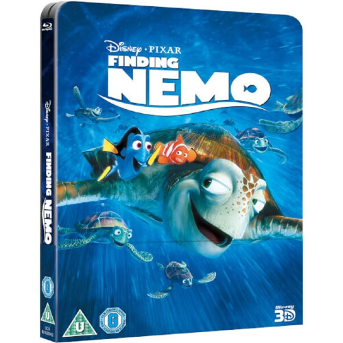 Disney Finding Nemo 3D + 2D Version Lenticular Edition Steelbook [Blu-ray]