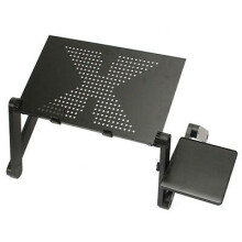 Folding Vented Adjustable Laptop Tray Table