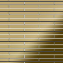 Metal Mosaic Tile Titanium Gold mirror gold 1.6mm Deedee-Ti-GM