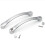 (Chrome plated) Shower/Bath Door Handle Chrome or Gold Effect L045 1