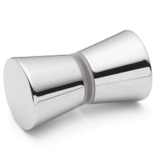 Shower Door Handle/Knob Chrome Zinc Alloy Cone Shaped L050