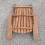 Plant Theatre Adirondack Outdoor Garden Folding Acacia Hardwood Chair with an Oiled Hand Finished 5