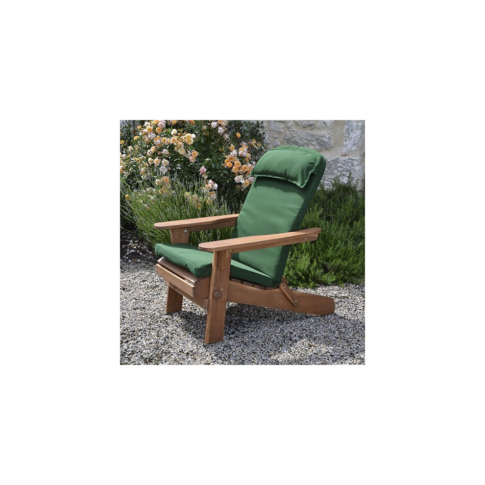 Plant Theatre Adirondack Outdoor Garden Folding Acacia Hardwood Chair with an Oiled Hand Finished on OnBuy