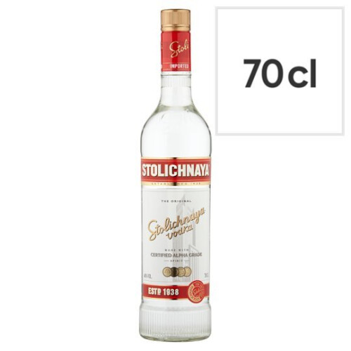 Stolichnaya Premium Vodka, 70cl