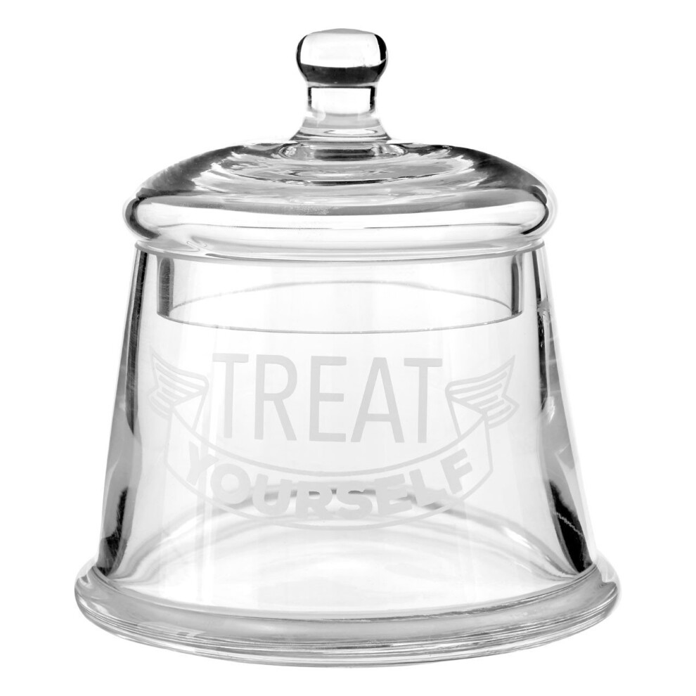 Treat Yourself Storage Jar Clear Glass
