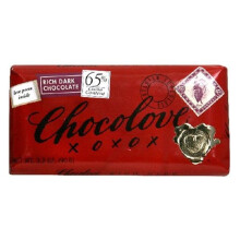Chocolove, Rik Mørk Chokolade, 65% Kakao, 3,2 oz (90 g)