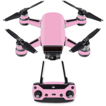 Mightyskins DJSPCMB-Solid Pink Skin Decal for DJI Spark Mini Drone Combo Sticker - Solid Pink