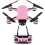 Mightyskins DJSPCMB-Solid Pink Skin Decal for DJI Spark Mini Drone Combo Sticker - Solid Pink 1