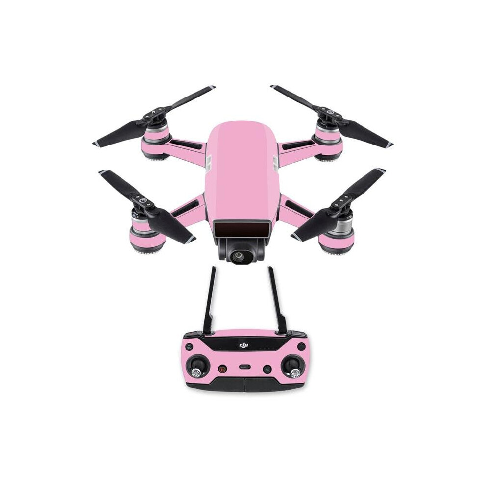 Mightyskins DJSPCMB-Solid Pink Skin Decal for DJI Spark Mini Drone Combo Sticker - Solid Pink-image-OPC-PXPWK9-NEW