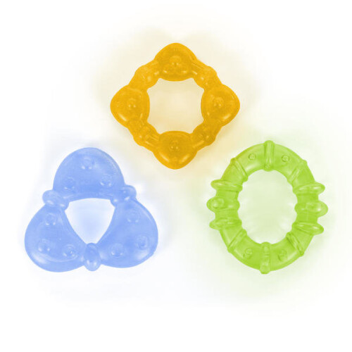 Bright Starts Bright Starts Chill & Teethe Teether Set│Colorfull Water-Filled Dummy