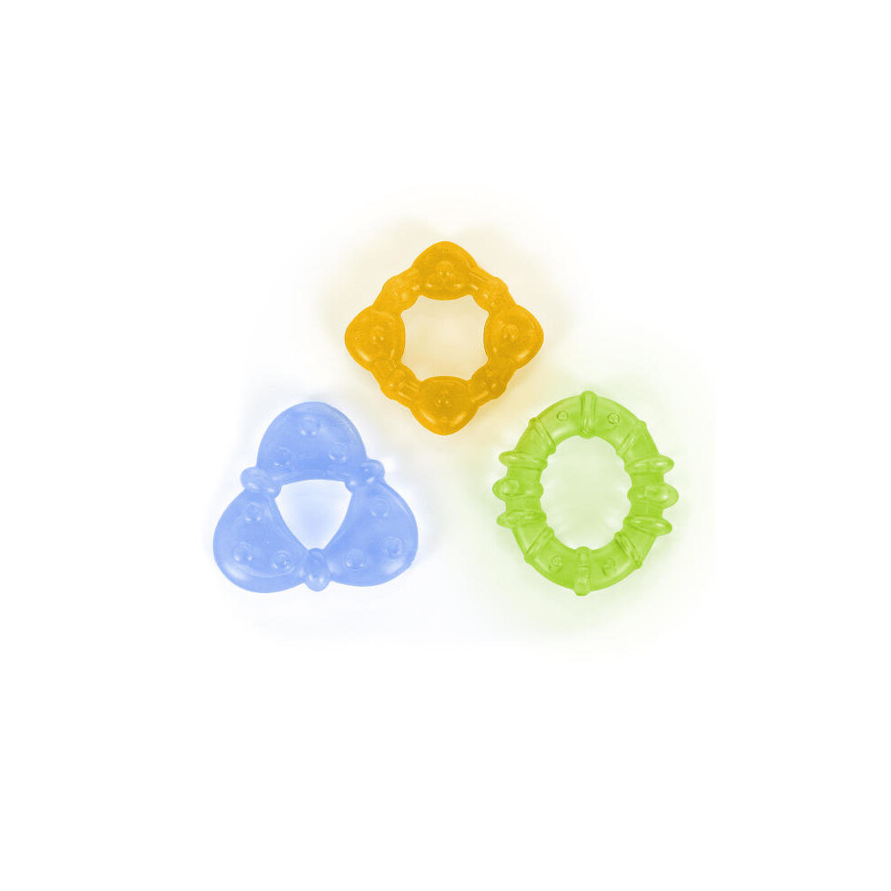 Bright Starts Chill & Teethe Teether Set│Colorfull Water-Filled Dummy