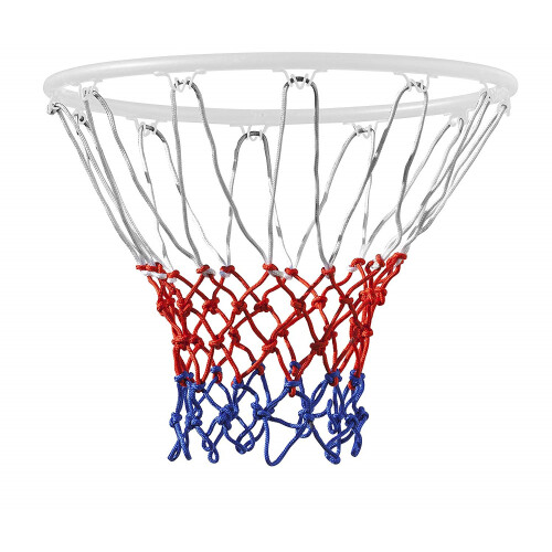 Trixes 12 Loop Nylon Basketball Hoop Net - Red, White & Blue