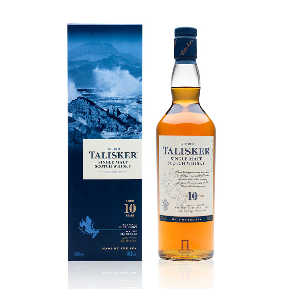 Talisker 10 Years Old Single Malt Scotch Whisky, 70cl