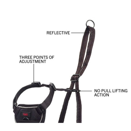 Halti (M) HALTI Black No Pull Dog Puppy Training Harness 1