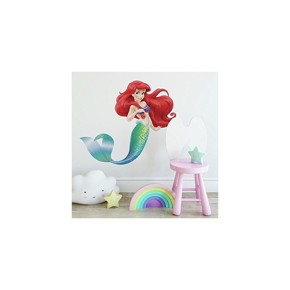 RoomMates RMK2360GM The Little Mermaid Peel and Stick Giant Wall Decals 1 Pack