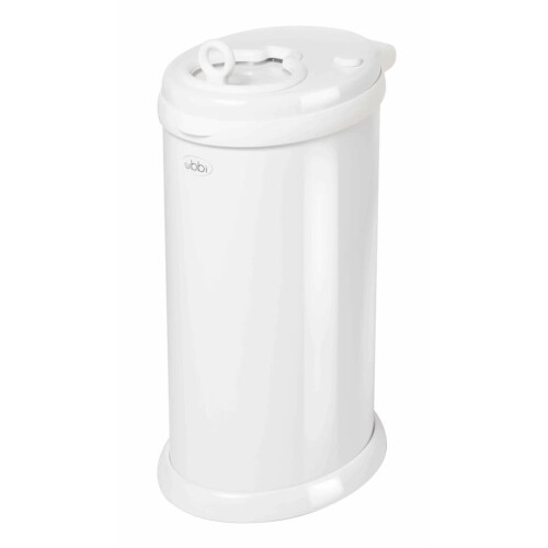 VidaXL Ubbi Diaper Pail Steel White