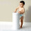 VidaXL Ubbi Diaper Pail Steel White 2