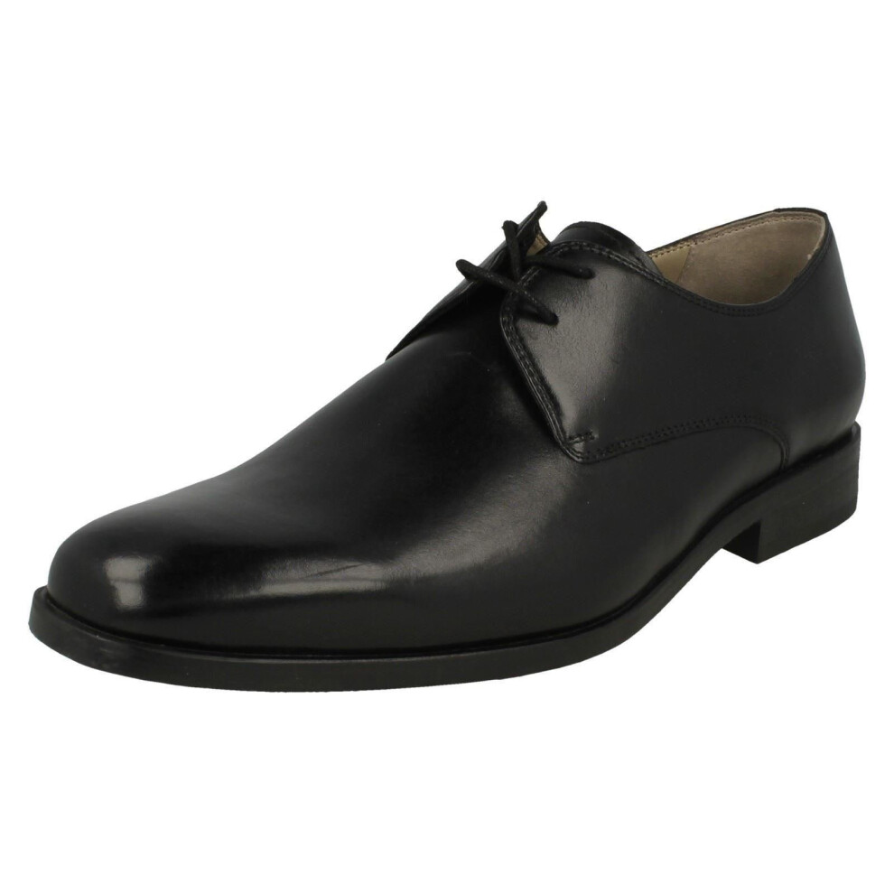 (UK 8, Black) Mens Clarks Formal Lace Up Shoes Amieson Walk - G Fit