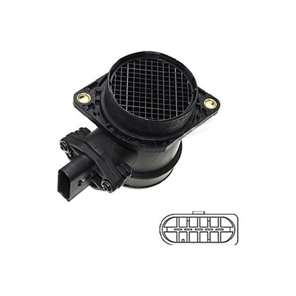 Walker Products 245-1080 2001-2005 Volkswagen Jetta Mass Air Flow Sensor Assembly 724620053160