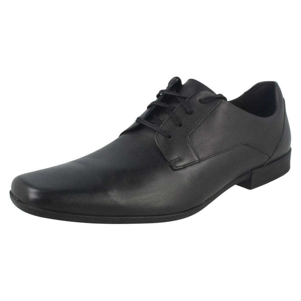 (UK 7.5, Black) Mens Clarks Formal Shoes Glement Lace - F Fit