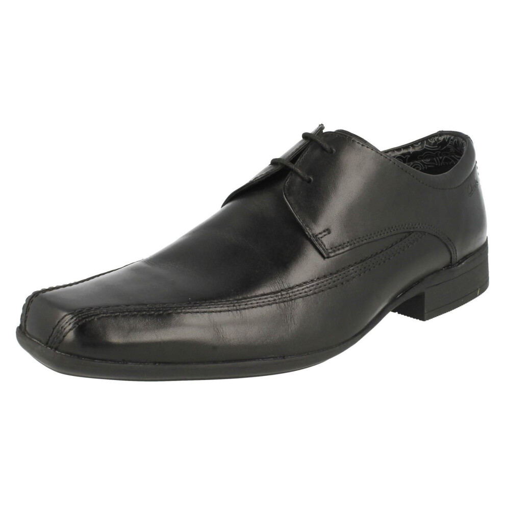 (UK 7.5, Black) Mens Clarks Formal Shoes Aze Day - G Fit