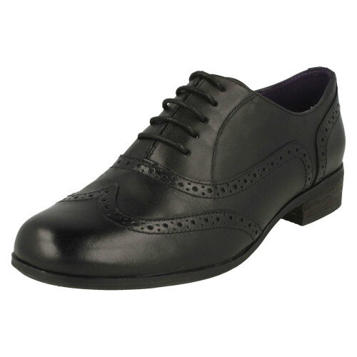 Clarks (UK 5.5, Black) Ladies Clarks Brogues Hamble Oak - D Fit
