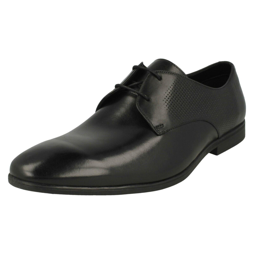 Clarks (Uk 6.5, ) Mens Formal Lace Up Shoes Bampton Walk - G Fit Black