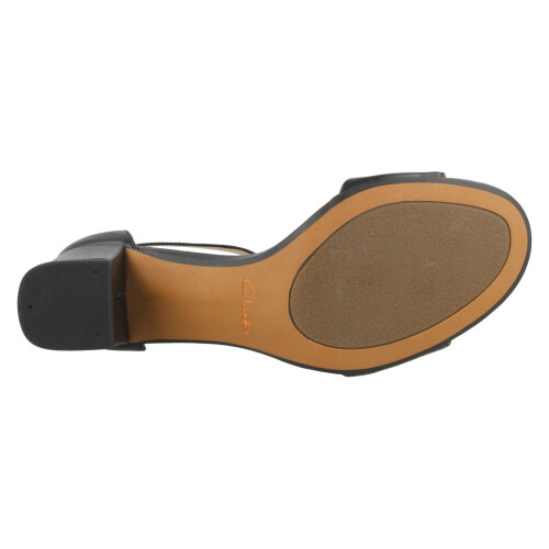 Clarks (UK 6, Black) Ladies Clarks Heeled Sandals Deva Mae - D Fit 2