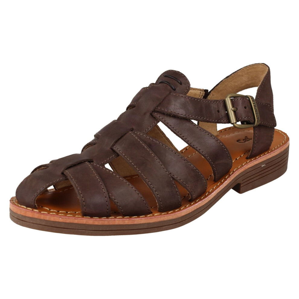 (UK 3, Mulch (Brown)) Ladies Caterpillar Casual Sandals Anders