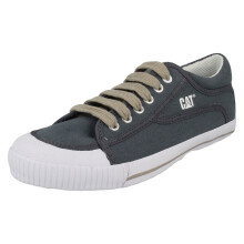 (UK 3, Light Denim (Blue)) Ladies CAT Casual Lace Up Pumps Rendez Womens