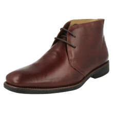 (UK 6.5, Burgundy Touch (Red)) Mens Anatomic Smart Lace Up Ankle Boots Curitiba