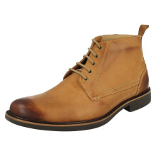 (UK 9.5, Castor Vintage (Beige)) Mens Anatomic Smart Ankle Boots Pedras
