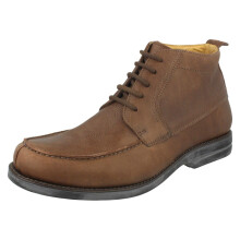 (UK 9.5, Brown Floater Oil (Brown)) Mens Anatomic Ankle Boots Regalo