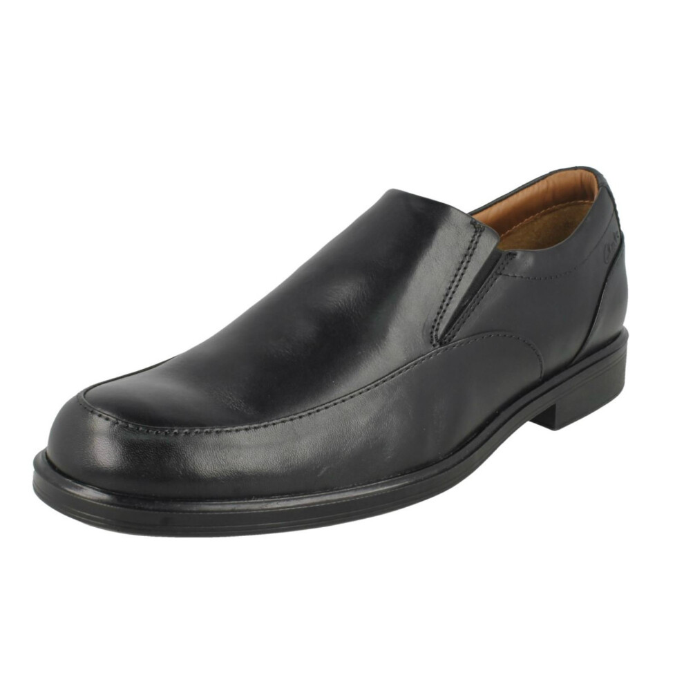 (UK 6, Black) Mens Clarks Slip On Shoes Gabson Step - G Fit