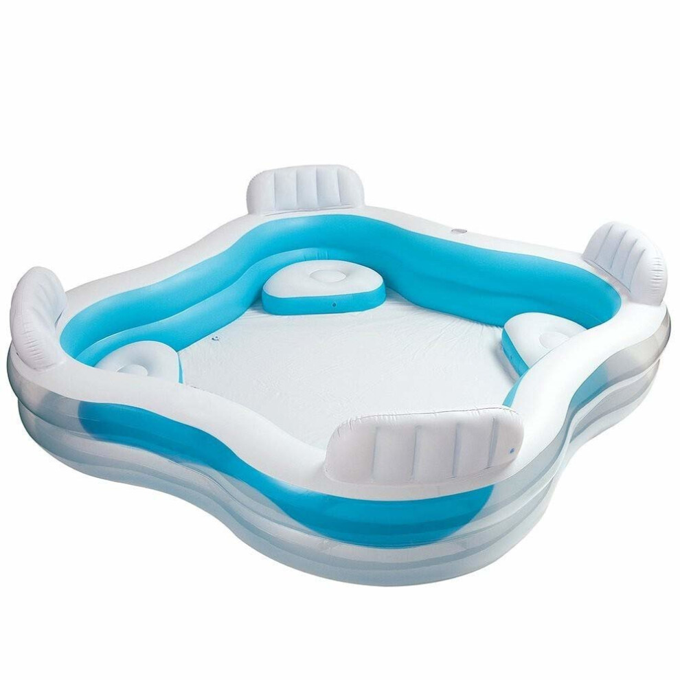 Intex Inflatable Family Paddling Pool With Seats | Garden Swim Centre