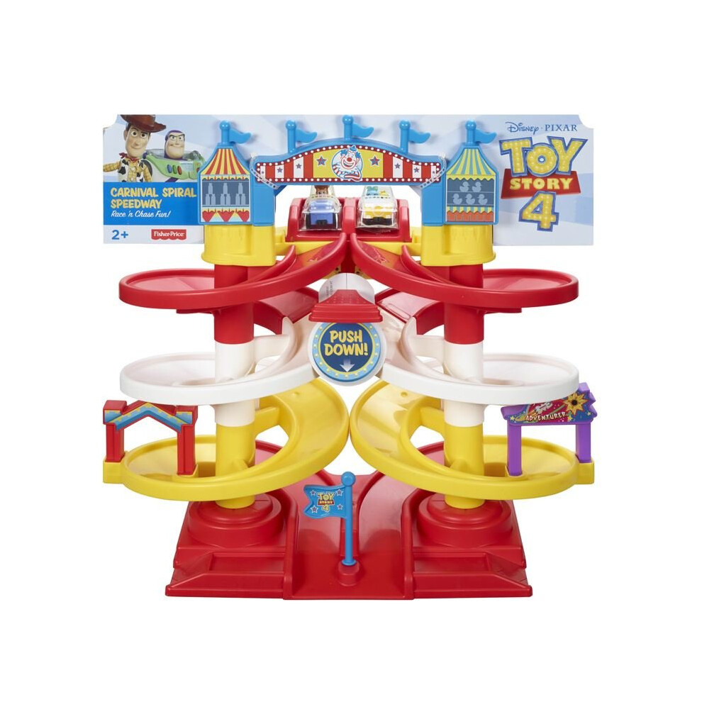 Fisher-price Toy Story 4 Spiral Speedway